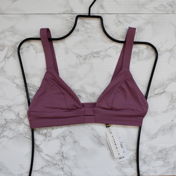 Vitamin A Other - Vitamin A Dusty Rose Neutra Bralette Bikini Top
